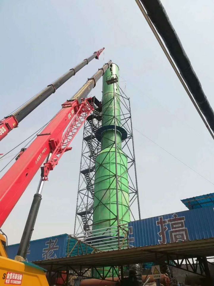 濕法玻璃鋼脫硫塔效率低的原因分析